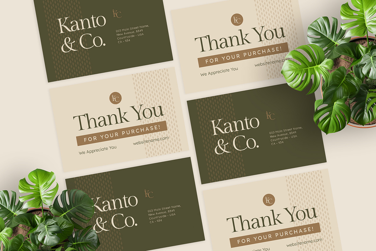 Kantonio - Thank You Card, a Print Template by Fannan Studio (Photo 2 of 3)