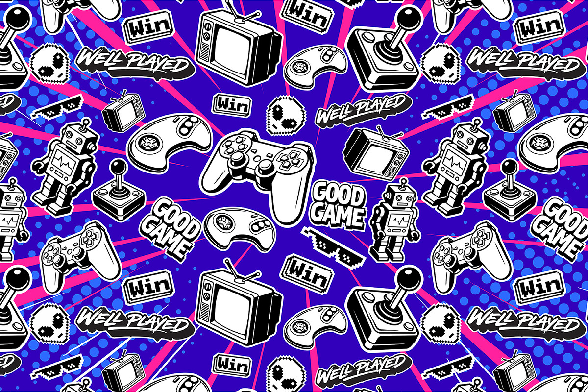 5 Game Background In Graffiti Style, a Background Graphic by MEAS7 Artwork (Photo 3 of 5)