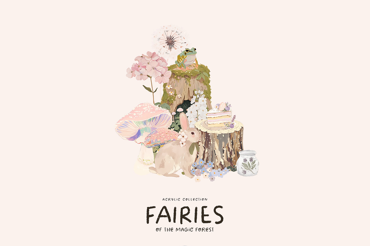 Fairies Of The Magic Forest, a Decorative Illustration by Muse Artist (Photo 15 of 15)