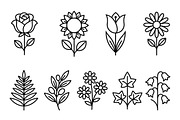 Bundles Set Organic Cosmetic Icons, an Outline Icon by adenpinkstore (Thumbnail 3 of 11)