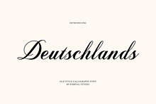 Deutschlands – Old Style Calligraphy