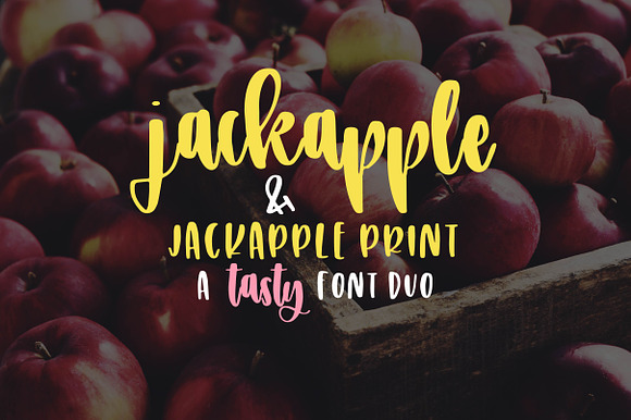 JackApple - A Tasty Font Duo preview 5