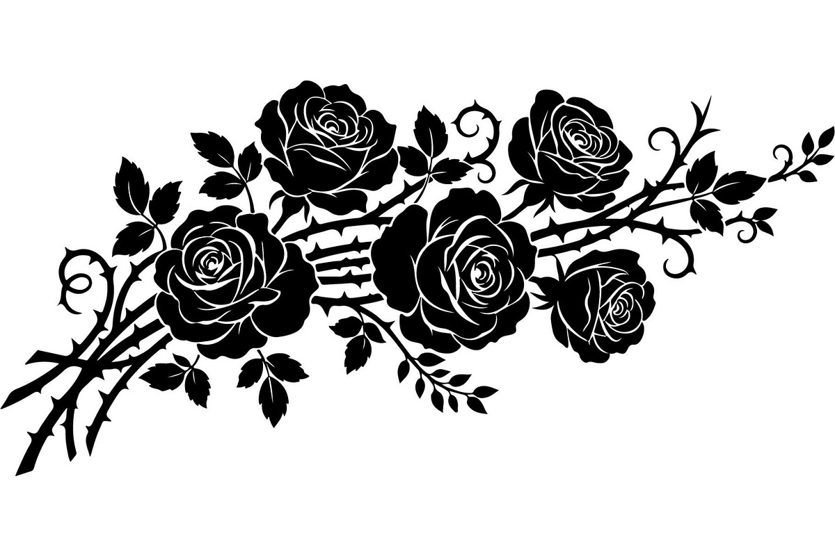 Wedding Flower Bouquet Silhouette, an Object Graphic by Creativeshirt (Photo 10 of 20)