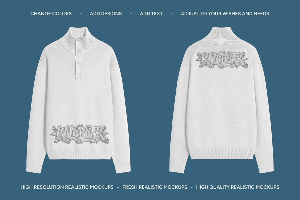 Streetwear Mockup, Clothing Mockup, an Advertising Mockup by AtelierDuVow (Photo 3 of 10)