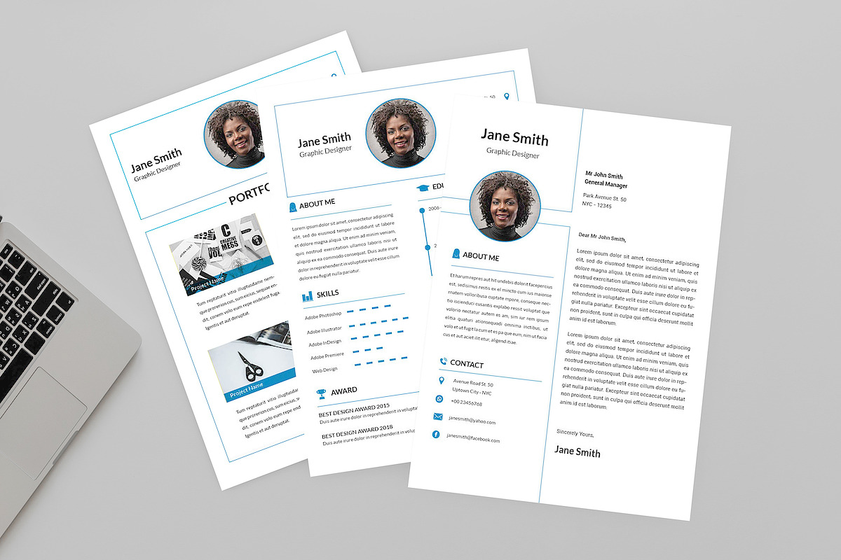Easy Resume Designer, a Resume Template by AQR Studio