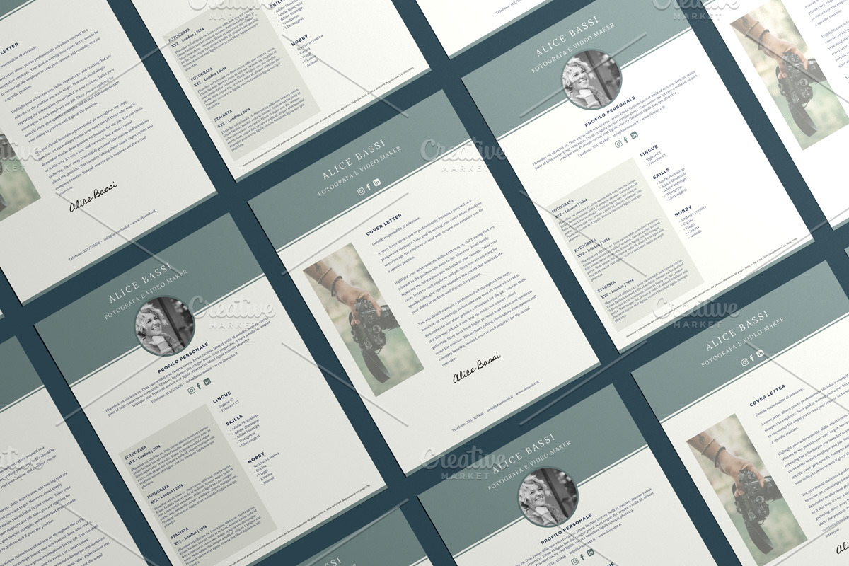 Resume template | Canva, a Templates & Theme by Strategie Creative (Photo 2 of 4)