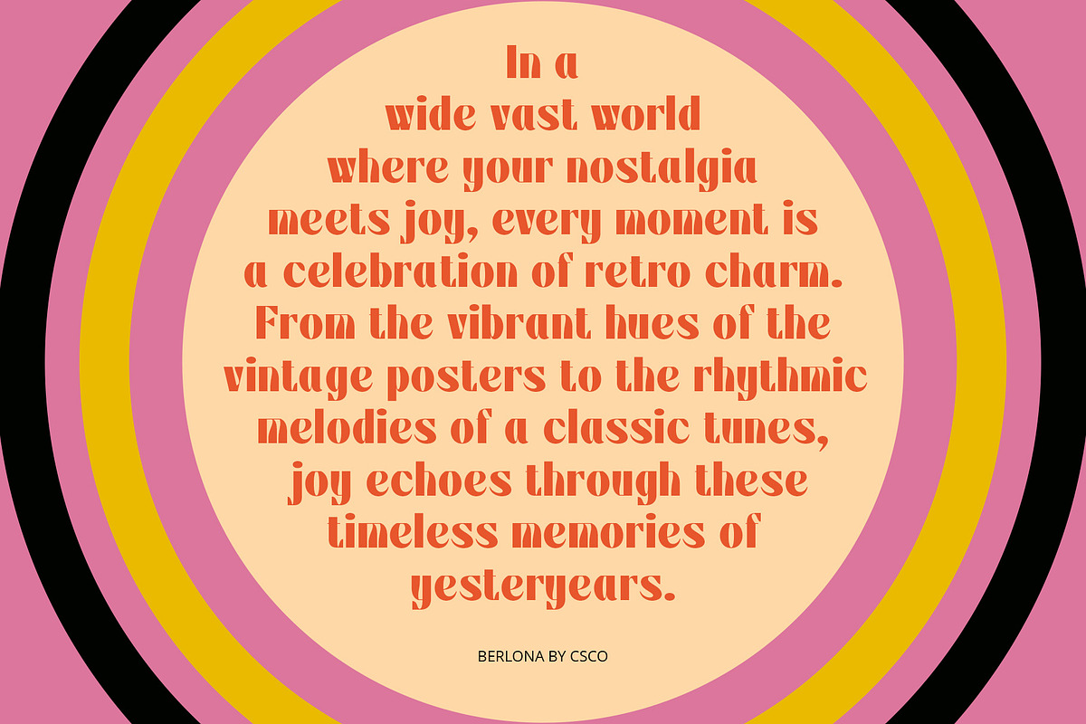Berlona – Bold Font, a Sans Serif Font by Craft Supply Co. (Photo 6 of 8)