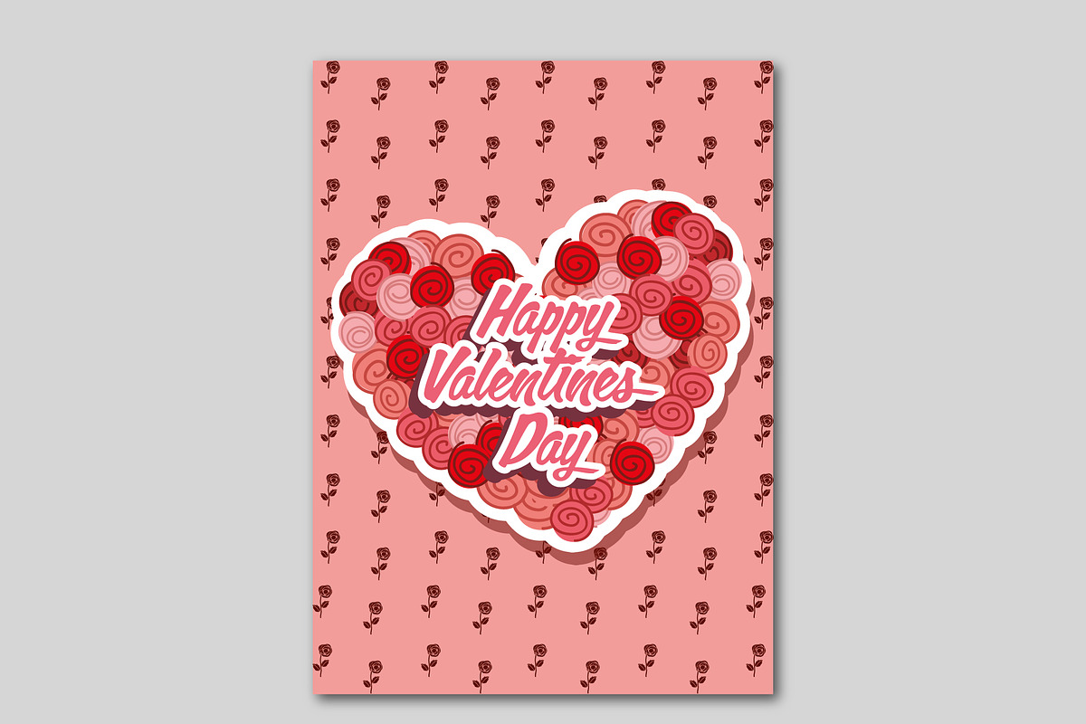 Valentine's Day Cards Set, a Templates & Theme by studiogstock (Photo 3 of 3)