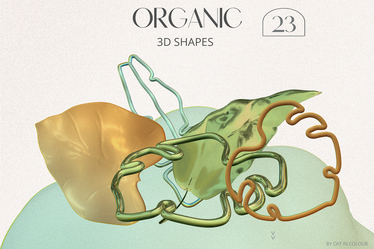 -25% BUNDLE Backgrounds & 3D Shapes, an Object Graphic by Cat In Colour (Photo 21 of 32)