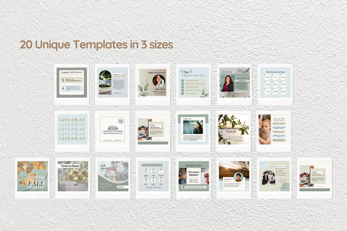 Facebook Templates Divorce Attorney, a Social Media Template by gooddogcreativeco (Photo 3 of 10)