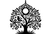 Mandala & Nature SVG Bundle, an Object Graphic by jahid234 (Thumbnail 10 of 13)