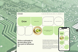 Lemonade - Squarespace Template