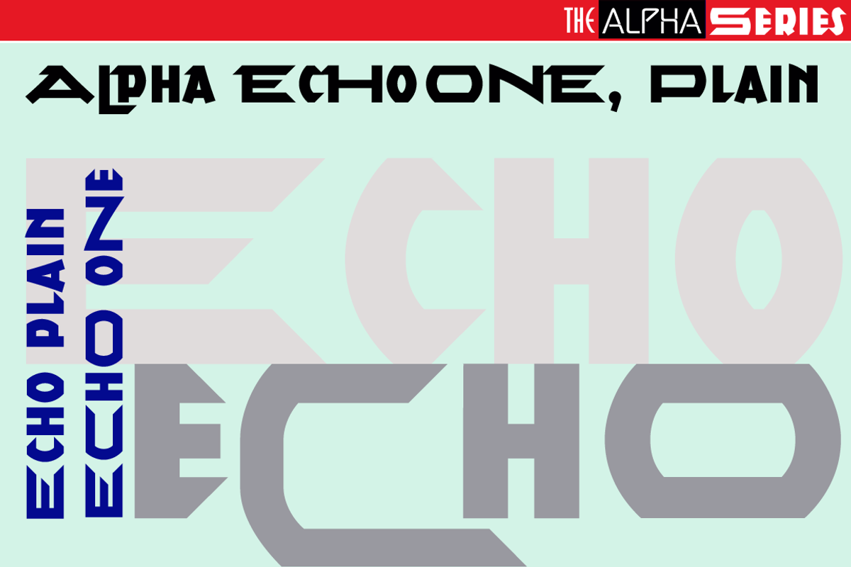 Alpha Series Font Collection preview 5