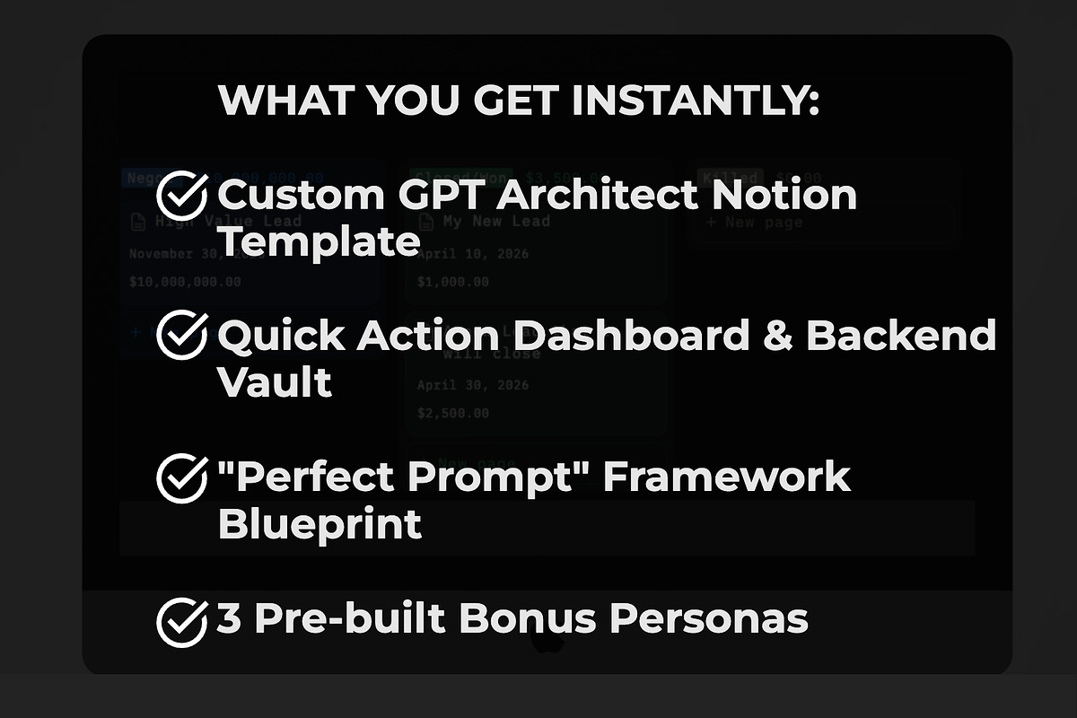 Custom GPT Notion Template, an App Template by AlienProduction (Photo 6 of 6)