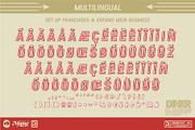 Diner Classique Retro Font, a Font by Remedy667 (Thumbnail 6 of 6)