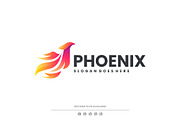 Gradient Modern Phoenix Logo Design, a Branding & Logo Template by Artnivora.Std (Thumbnail 1 of 3)