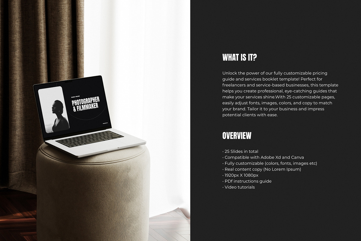 Studio / Services Guide • Moon, a Presentation Template by Two Moons Studio (Photo 2 of 13)