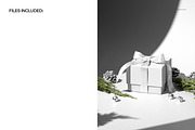 Christmas Gift Box with Decor Mockup, a Packaging Mockup by creatsy5 (Thumbnail 2 of 6)