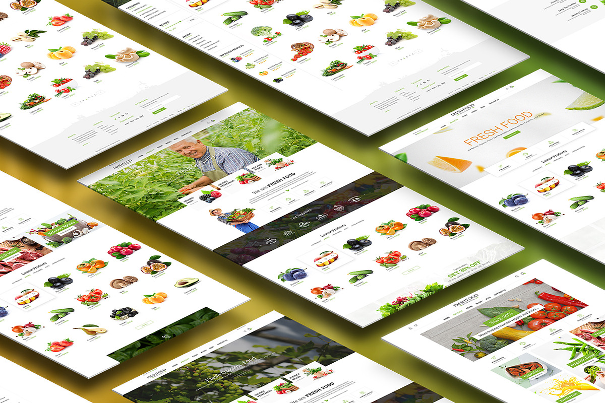 FreshFood – OrganicFood PSD Template, a Websites & App Template by EngoCreative.com (Photo 3 of 5)