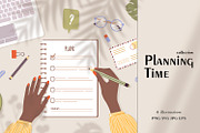 Planning Time collection, a Work Illustration by KeronnArt (Thumbnail 1 of 8)
