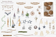 Farmhouse Christmas Watercolor Set, a Seasonal Illustration by BarvArt (Thumbnail 13 of 28)