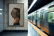 Underground Wall Poster Mockups, an Advertising Mockup by Dikarte.Store (Thumbnail 4 of 8)