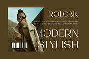 Rolcak - Fashion Brand Font, a Sans Serif Font by QR Design Studio (Thumbnail 5 of 16)