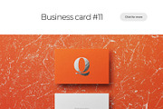 Business Card Mockup Template Bundle, a Business Card Template by PrintPixel (Thumbnail 94 of 104)