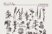 House in a Provençal village, an Object Graphic by Collection by VY (Thumbnail 5 of 13)