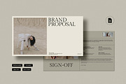 Grace Brand Proposal - Google Slide, a Presentation Template by Sixtemp (Thumbnail 1 of 7)