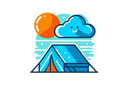 Camping Adventure Icon Set, an Object Graphic by Designs_River (Thumbnail 12 of 13)