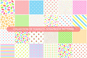 Colorful seamless bright patterns, a Pattern Graphic by ExpressShop (Thumbnail 1 of 7)