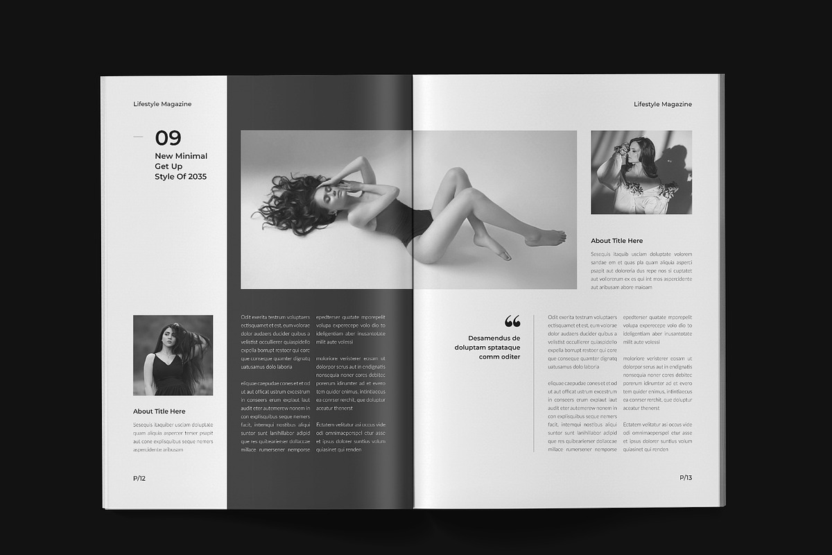 The Lifestyle Magazine Template, a Magazine Template by Spark_Creative (Photo 5 of 7)