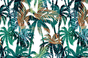 Palm Paradise! 6 Seamless Patterns