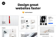 Modularity Sketch Web Design UI Kit, an UI Kit Template by Modularity Design (Thumbnail 1 of 12)