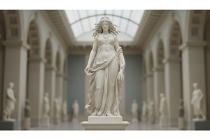 Elegant neoclassical marble statue, an Architecture Photo by Igor Tichonow
