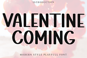 Valentine Coming, a Serif Font by InermediaSTUDIO (Thumbnail 1 of 8)