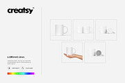 Mug Mockup Set 11 oz, a Cups & Container Mockup by creatsy5 (Thumbnail 10 of 11)