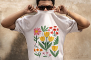 Floral Garden T-Shirt Design, an Object Illustration by Ahluva Studio (Thumbnail 6 of 6)