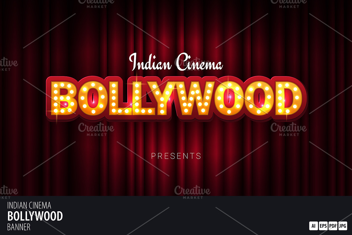 Bollywood Banner for Indian Cinema, a Work Illustration by Leo Edition (Photo 1 of 2)