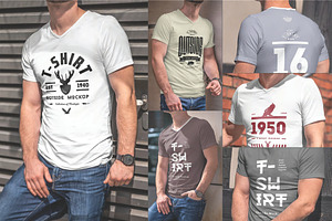 T-Shirt Mockup, a Shirt Mockup by DesignRushMarket
