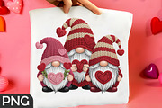 Faux Yarn Valentine Love Gnomes PNG, an Illustration by RobertsArt (Thumbnail 3 of 4)