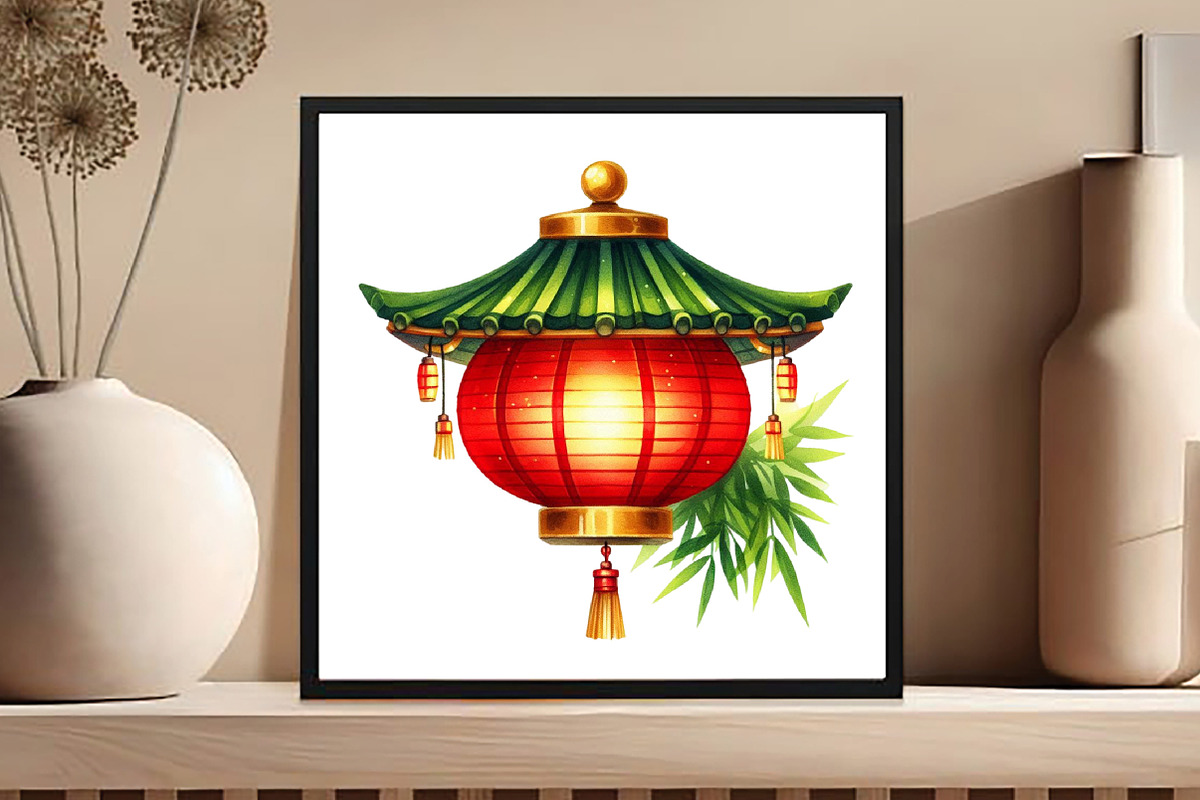 Watercolor Japanese Summer Clipart, an Illustration by DreamCafeArt (Photo 5 of 7)