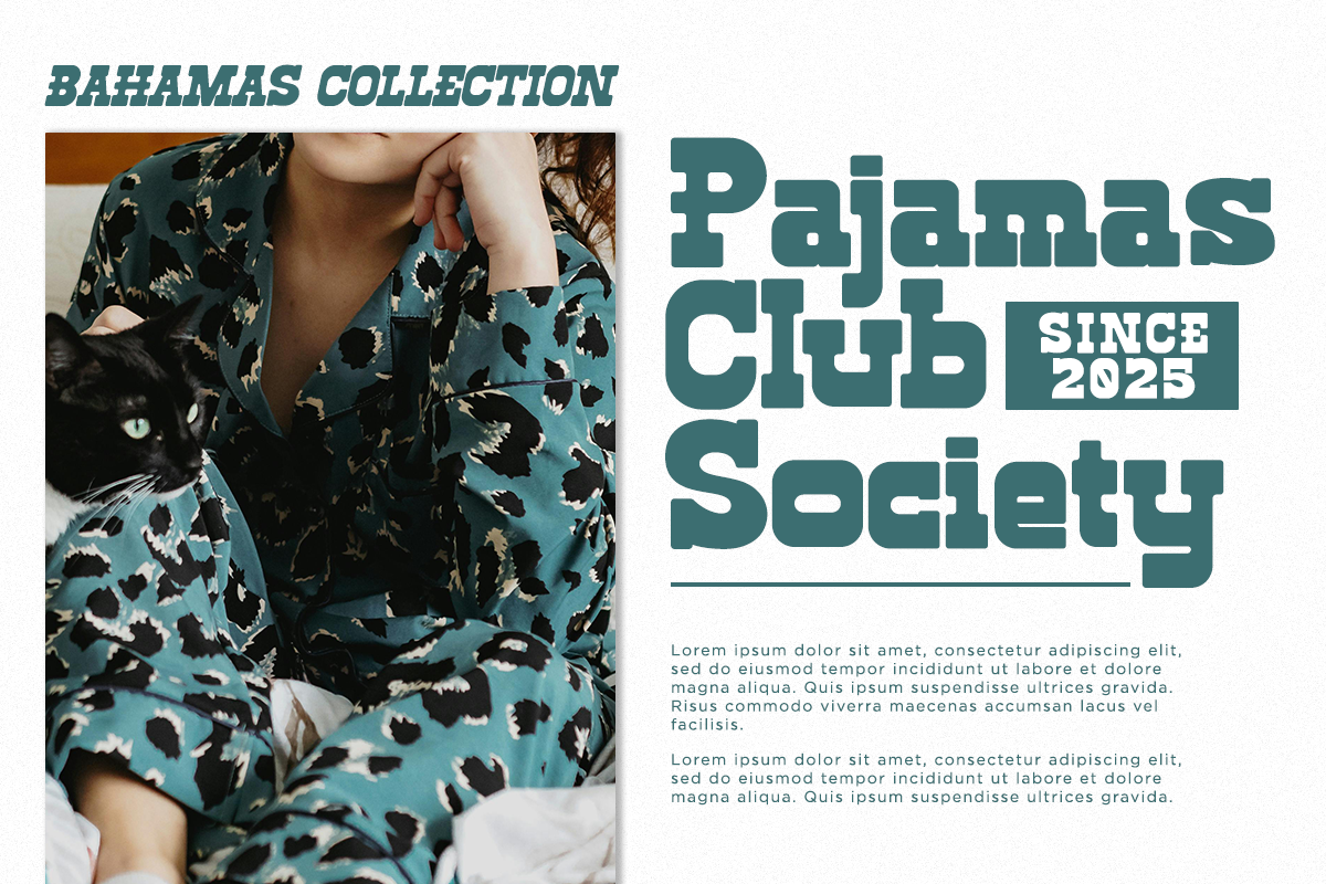 Anymore - Vintage Slab Serif Font, a Slab Serif Font by Font Liner (Photo 8 of 11)