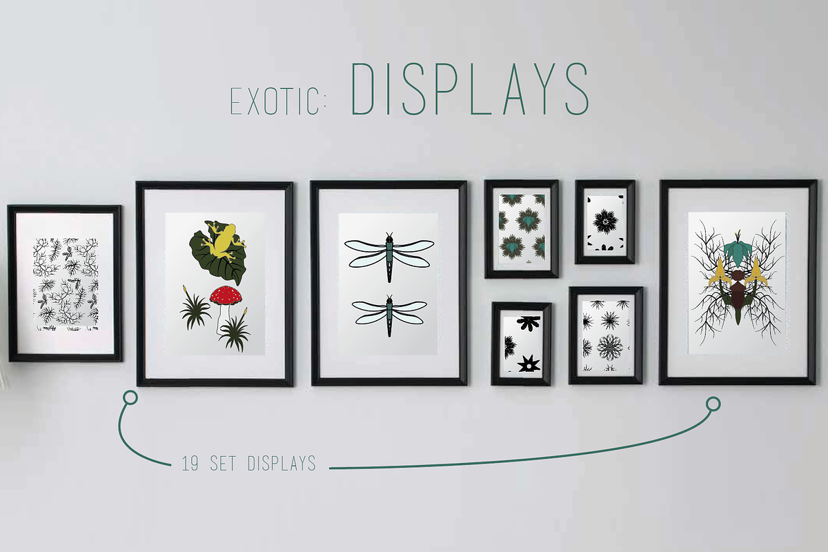 Interior Exotic Jungle Set. Bundle, an Animal Illustration by Sam Beeston (Photo 3 of 5)