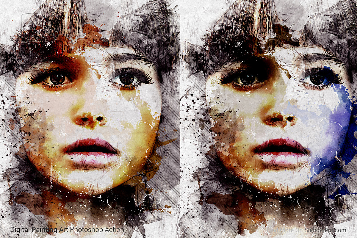 Digital Painting Photoshop Action, an Action Add-On by SlideSalad (Photo 11 of 21)