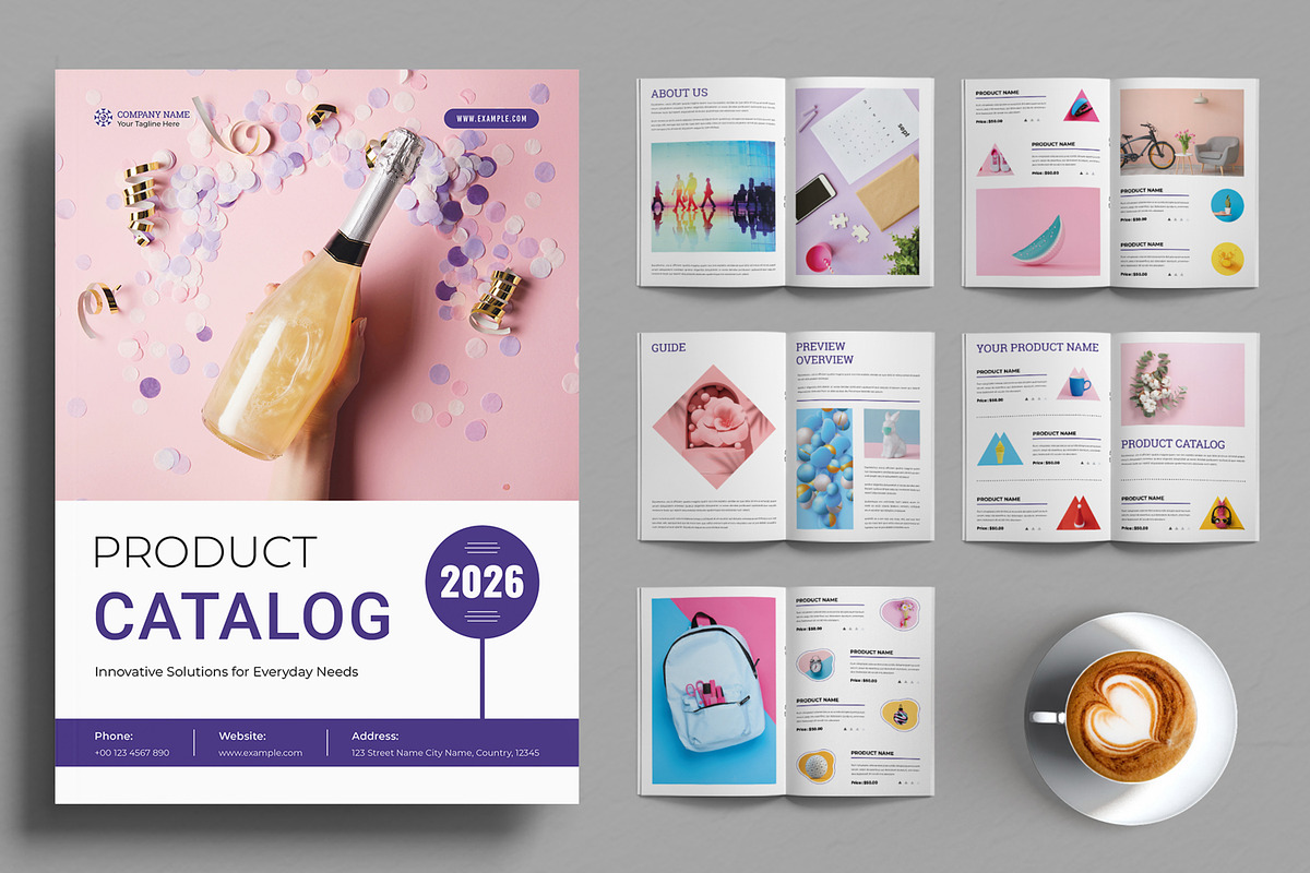 Product Catalog Template Layout, a Brochure Template by ContestDesign (Photo 1 of 3)
