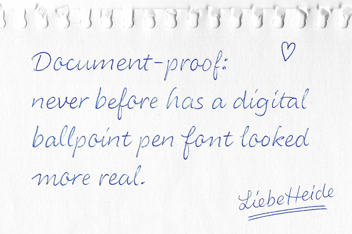 Color Font LiebeHeide, a Script Font by LiebeFonts (Photo 17 of 19)