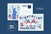 4th July Vector Illustrations Set, an Object Graphic by DesignerCandies (Thumbnail 3 of 4)