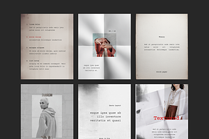 Modern Narrative Social Media Set